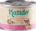 Katido Adult Turkey & Tuna Karma z indykiem i tuńczykiem dla kota 200g