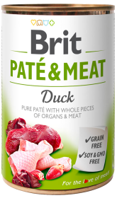 Brit Pate&Meat Duck Karma z kaczką dla psa 400g