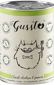 Gussto Fresh Chicken & Prawns Karma z kurczakiem dla kota 400g