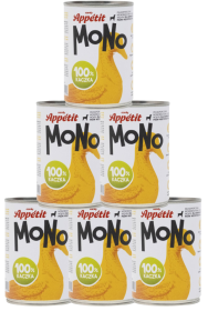 Comfy Appetit Mono Karma z kaczką dla psa 6x400g PAKIET