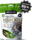 Dr Malou Freeze Dried Anti Hairball Liofilizowane Przysmaki z kurczakiem trawą jęczmienną dla kota 50g