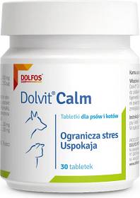 Dolvit Calm dla psa i kota Suplement diety 30 tab.