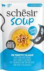 Schesir Soup Adult Tuna&Squids in Broth Karma z tuńczykiem i kalmarami dla kota 40g