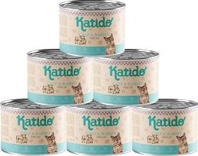 Katido Adult Calf & Rabbit Karma z cielęciną i królikiem dla kota 12x200g PAKIET