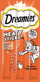 Dreamies Meaty Sticks Przysmak z pysznym kurczakiem dla kota 30g