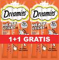 Dreamies Meaty Sticks Przysmak z pysznym kurczakiem dla kota 2x30g (1+1 GRATIS)