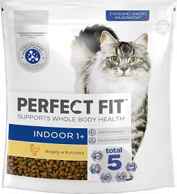 Perfect Fit Cat Indoor 1+ Karma z kurczakiem dla kota 750g