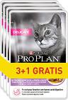 Pro Plan Cat Delicate Karma z indykiem dla kota 4x85g PAKIET (3+1 GRATIS)