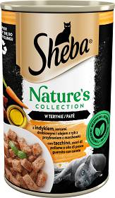 Sheba Nature's Collection Karma z indykiem i sercami drobiowymi w pasztecie dla kota 400g