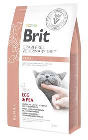 Brit Veterinary Diet Renal Egg&Pea Karma z jajami i groszkiem dla kota 2kg