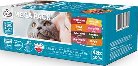 Frendi Mięsne Smaki Karma w sosie dla kota 48x100g