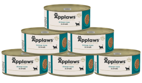 Applaws Natural Cat Food Karma z rybami oceanicznymi dla kota 6x70g PAKIET