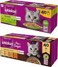 Whiskas Mix Smaków i Drobiowe Frykasy Karma w galaretce dla kota 80x85g