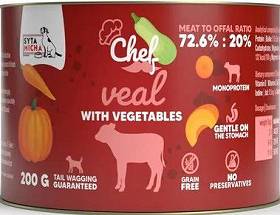 Syta Micha CHEF Veal Karma z cielęciną dla psa 200g