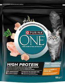 Purina ONE High Protein Cat Adult Karma z kurczakiem dla kota 900g