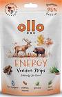 Ollo Air-Dried Dried Energy Venison Strips Przysmaki z dziczyzną dla psa 80g