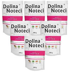 Dolina Noteci Premium Adult Karma z indykiem dla psa saszetka 10x500g