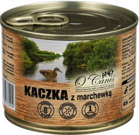 O'Canis Karma z kaczką i marchewką dla psa 200g