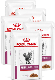 Royal Canin VET CAT Renal with Beef Karma z wołowiną dla kota 12x85g PAKIET