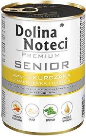 Dolina Noteci Premium Senior Karma z kurczakiem dla psa 400g