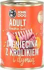 John Dog Pumpkin Line Karma z jagnięciną i królikiem z dynią dla psa 400g