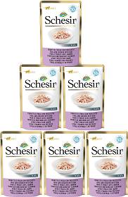 Schesir Adult Tuna&Chicken in Jelly Karma z tuńczykiem i kurczakiem dla kota 12x50g PAKIET