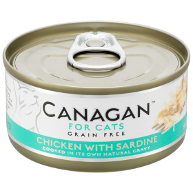 Canagan For Cats Chicken with Sardine Mokra Karma z kurczakiem i sardynką dla kota 75g