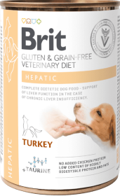 Brit Veterinary Diet Hepatic Turkey Karma z indykiem dla psa 400g