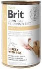 Brit Veterinary Diet Hepatic Turkey&Pea Karma z indykiem i groszkiem dla psa 400g