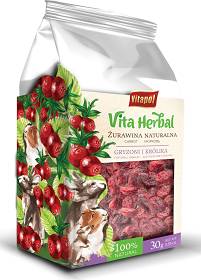 Vitapol Vita Herbal Żurawina naturalna Karma dla gryzonia i królika 30g WYPRZEDAŻ