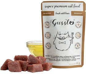 Gussto Fresh Wild Boar Karma z dziczyzną dla kota 85g