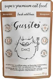 Gussto Fresh Wild Boar Karma z dziczyzną dla kota 85g