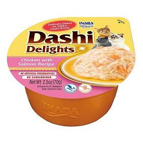 Inaba Ciao Dashi Delights Recipe Chicken&Salmon karma z kurczakiem i łososiem op. 70g 