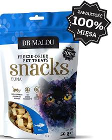 Dr Malou Freeze Dried Liofilizowane Przysmaki z tuńczykiem dla kota 50g