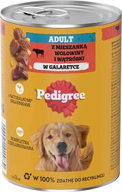 Pedigree Adult Karma z wołowiną w galaretce dla psa 400g