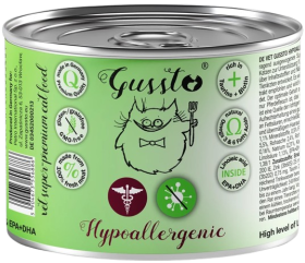 Gussto Fresh Kot Vet Hypoallegrenic Karma z koniną 200g