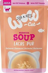 WOW Cat Soup Adult Lachs Pur Mokra Karma z łososiem dla kota 40g