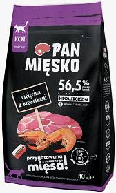 Pan Mięsko CAT Small Karma z cielęciną i krewetkami dla kota 10kg