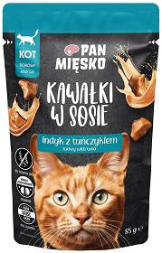 Pan Mięsko Cat Karma z indykiem i tuńczykiem 85g