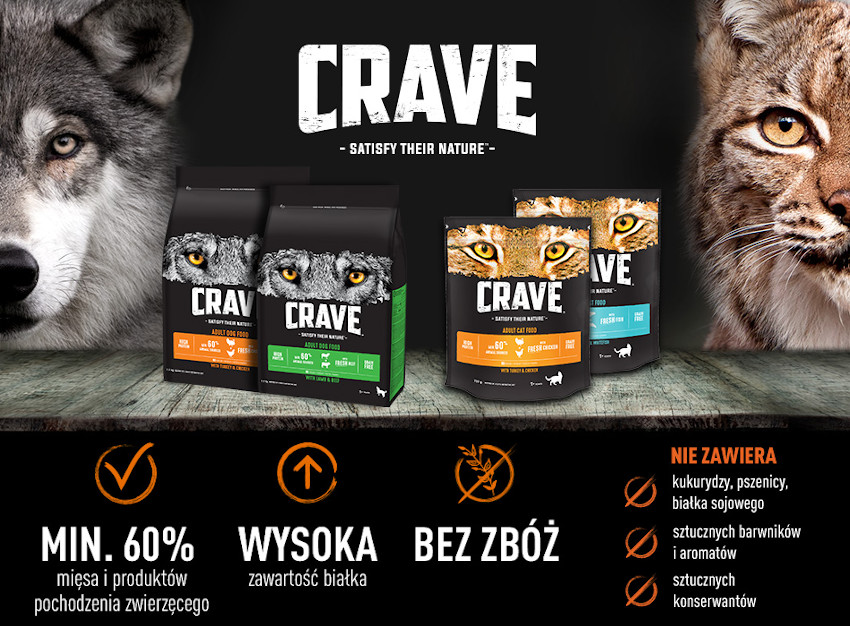 Karmy Crave - zdrowie żywienie Twojego pupilaKarmy Crave