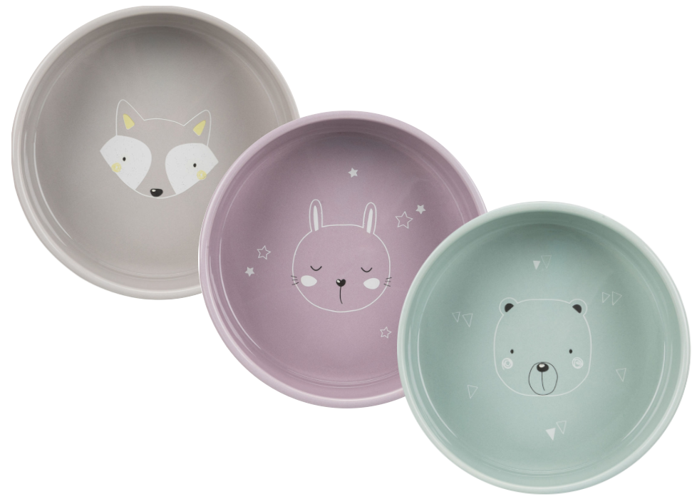 Miseczka ceramiczna dla psów i kotów - wersje kolorystyczne